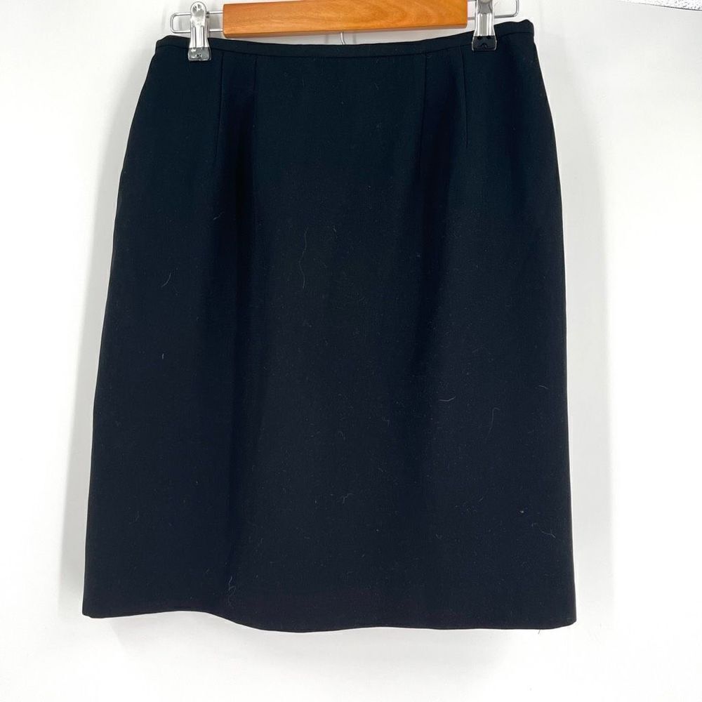 Norton McNaughton Black Pencil Skirt Size 8